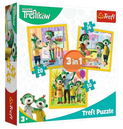 Puzzle 3w1 - Razem jest wesoło TREFL