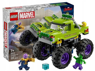 LEGO MARVEL 76312 MONSTER TRUCK HULKA KONTRA THANOS zestaw klocków +8 lat