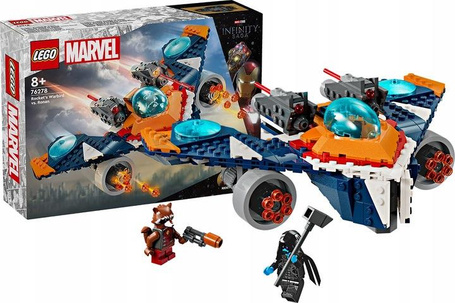 LEGO MARVEL 76278 WARBIRD ROCKETA VS RONAN OSKARŻYCIEL zestaw klocków +8