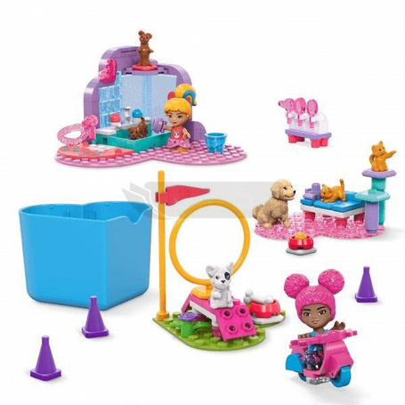 MEGA BLOKS KLOCKI BARBIE zestaw TRENING ZWIERZĄTEK HHP89