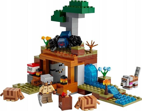 LEGO MINECRAFT 21269 Wyprawa do pancernikowej kopalni zestaw klocków +8 lat