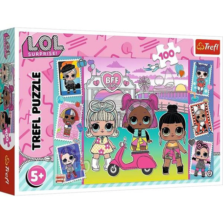 Puzzle 100 Zdjęcia laleczek TREFL