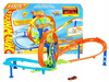 HOT WHEELS STUNT TRACKS ZESTAW Wyścigowa Turbo Pętla + autko JBX65