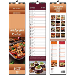 Kalendarz 2026 paskowy 13 planszowy Kuchnia