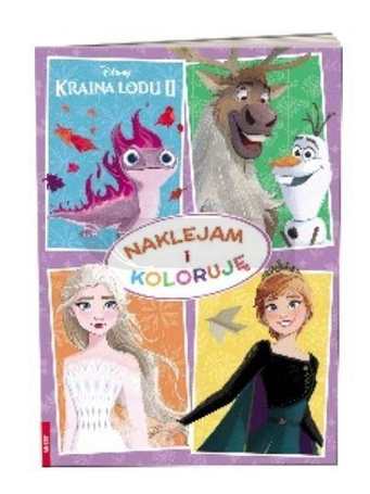 Kraina Lodu. Najklejam i koloruję