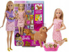 Lalka Barbie narodziny piesków HCK75