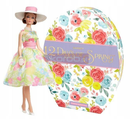 LALKA BARBIE Signature lalka kolekcjonerska Barbie 12 Days of Spring Doll HRM27