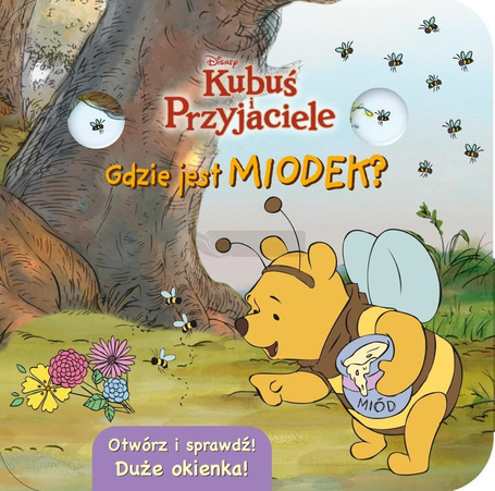 Gdzie jest miodek? Otwórz i sprawdź! Disney Kubuś