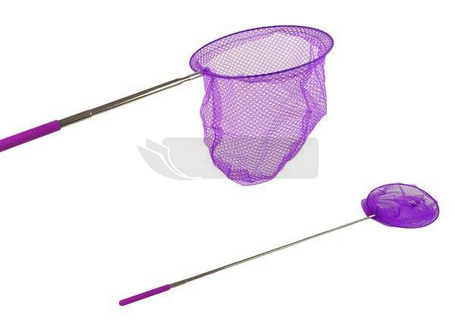 Siatka na motyle teleskopowa fioletowa 85cm