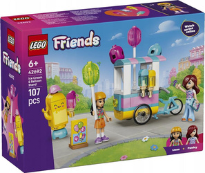 KLOCKI LEGO FRIENDS 42692 Stoisko z lodami i balonami, zestaw +6 lat