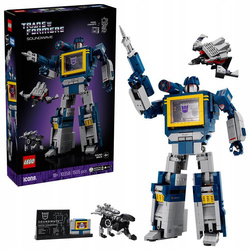 LEGO ICONS 10358 TRANSFORMERS SOUNDWAVE, zestaw klocków dla dzieci +18 lat