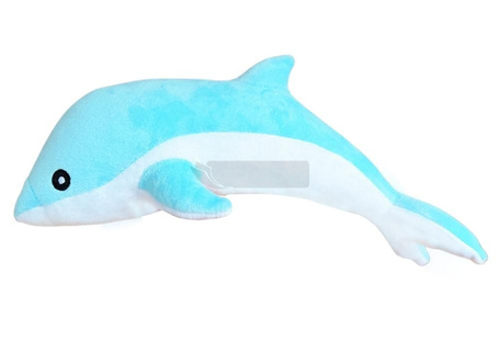 Delfin pluszowy niebieski 30cm