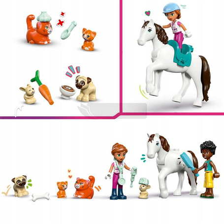 KLOCKI LEGO FRIENDS 42696 Lecznica dla zwierząt, zestaw dla dzieci +4 lata