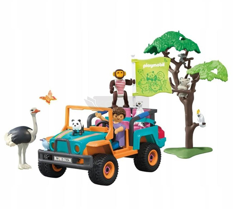 PLAYMOBIL ANIMALS & FRIENDS 71854 Kolorowe Auto Terenowe zestaw +4 lat