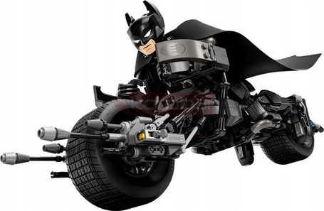 LEGO DC BATMAN 76273 FIGURKA BATMANA DO ZBUDOWANIA I BATCYKL batpod