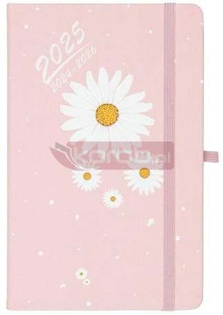 Kalendarz 2024/2026 A5 18M tyg. Hip Hop stokrotka