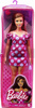 Lalka Barbie Fashionistas brunetka w sukience w kropki GRB62