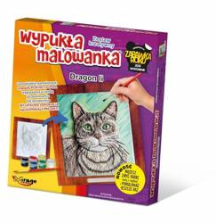 Wypukła malowanka Kot - Dragon Li