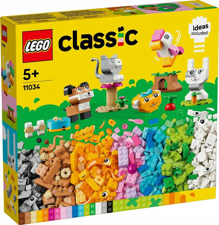 LEGO CLASSIC 11034 KREATYWNE ZWIERZĄTKA zestaw klocków dla dzieci +5 lat