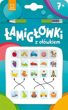Łamigłówki z ołówkiem 7+ Książeczka turkusowa