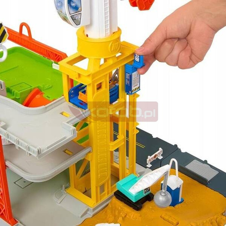 MATCHBOX ZESTAW PRAWDZIWE PRZYGODY plac budowy zestaw z dźwigiem HPD63