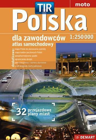 Polska dla zawodowców Atlas samochodowy 1:250000