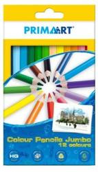 Kredki ołówkowe 12 kolorów/180 JUMBO Trójkątne Prima Art