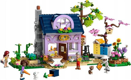 LEGO FRIENDS 42669 Dom pszczelarzy i kwiatowy ogród, zestaw klocków +12 lat