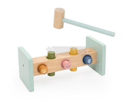 Przebijanka z młotkiem drewniana