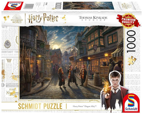 Puzzle PQ 1000 Thomas kinkade Harry Potter Ulica