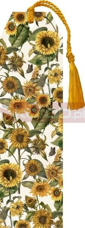 Zakładka 123 ze wstążką Słoneczniki