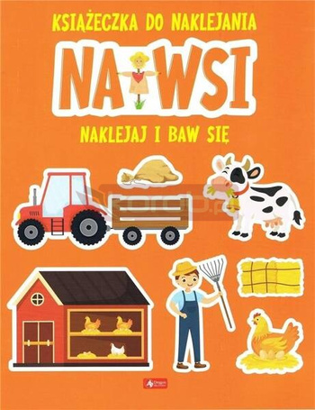 Książeczka do naklejania. Na wsi
