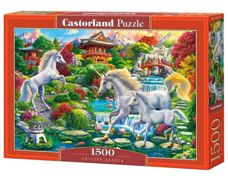 Puzzle 1500 Unicorn Garden CASTOR