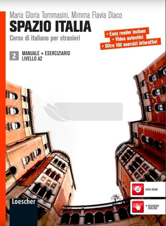 Spazio Italia 2 podręcznik + ćwiczenia + DVD