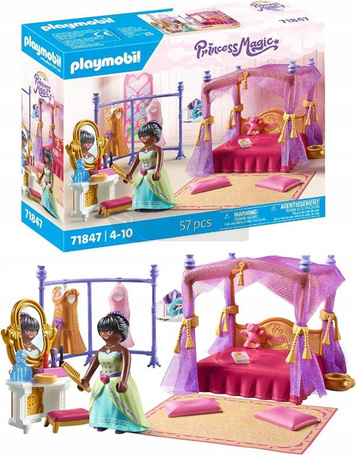 PLAYMOBIL PRINCES MAGIC 71847 SYPIALNIA KSIĘŻNICZEK zestaw dla dzieci 4+