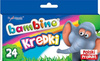 Kredki świecowe 24 kolory bls BAMBINO