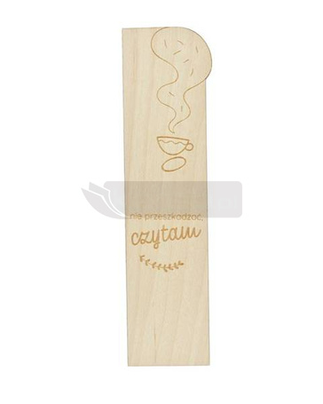 Drewniana zakładka do książki z grawerem -Nie...