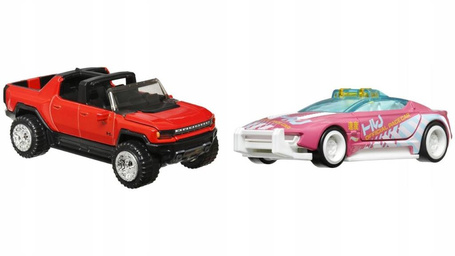HOT WHEELS PULL-BACK SPEEDERS zestaw 2 aut GMC Hummer EV & Alpha Pursuit HWH55