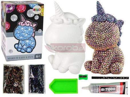 Zestaw DIY Diamentowy Jednorożec