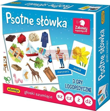 Gra Psotne słówka - Głoski szumiące
