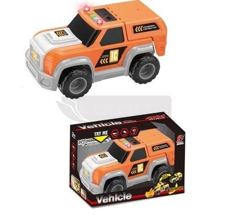 Pojazd pomarańczowy 2w1