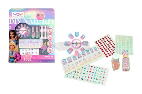 Zestaw do manicure z pachnącymi tipsami WOW