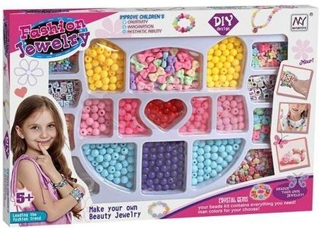 Zestaw koralików do robienia biżuterii
