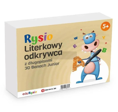 Rysio Literkowy odkrywca z długopisami 3D...