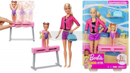 Lalka Barbie Trenerka z laleczką FXP39