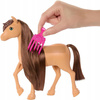 BARBIE KONIK KUCYK DO STYLIZACJI PEPPER + akcesoria do stylizacji HXJ37