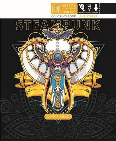 Kolorowanka antystresowa 124x197 20 Steampunk