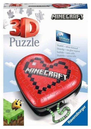 Puzzle 3D 54 Serce Minecraft