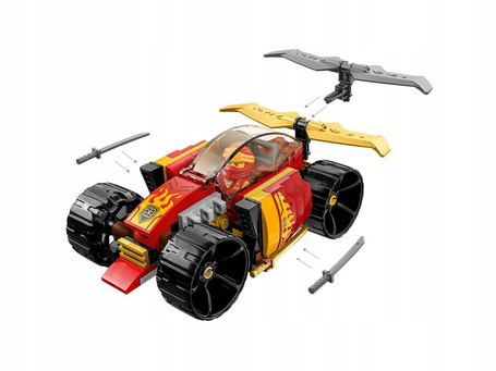 LEGO NINJAGO 71780 SAMOCHÓD WYŚCIGOWY NINJA KAIA EVO zestaw klocków +6 lat
