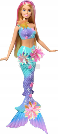 LALKA BARBIE SYRENKA ROZKWITAJĄCE KWIATY syrenka z magicznymi kwiatami JDM72